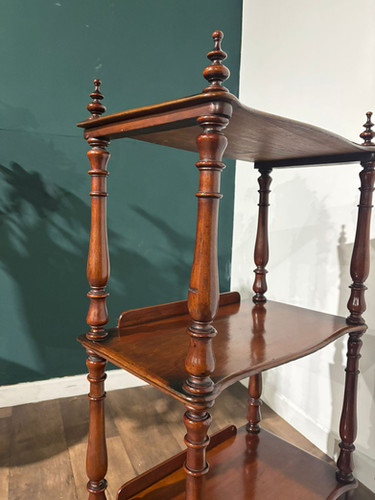 Victorian Mahogany Three Tier Whatnot