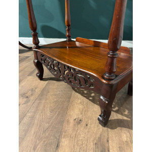 Victorian Mahogany Three Tier Whatnot