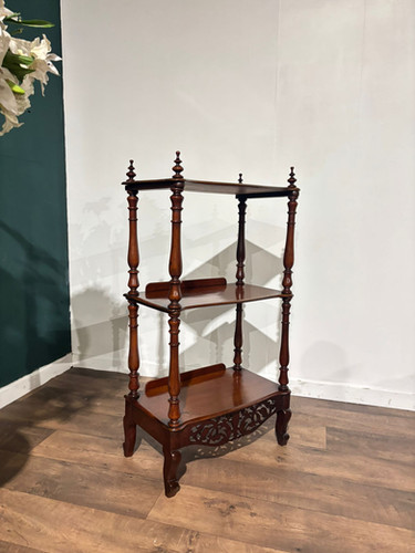 Victorian Mahogany Three Tier Whatnot