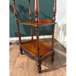 Victorian Mahogany Three Tier Whatnot