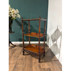 Victorian Mahogany Three Tier Whatnot