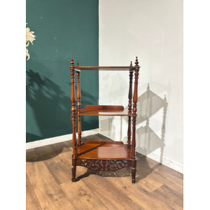 Victorian Mahogany Three Tier Whatnot