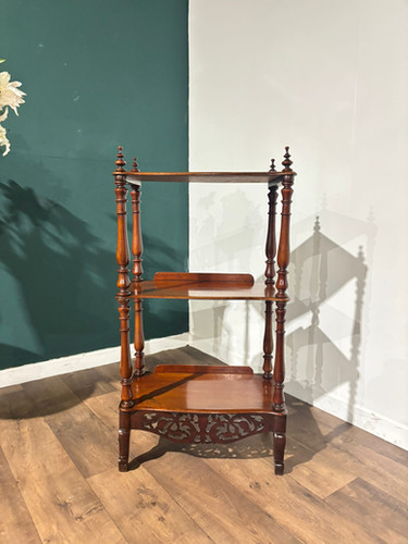 Victorian Mahogany Three Tier Whatnot