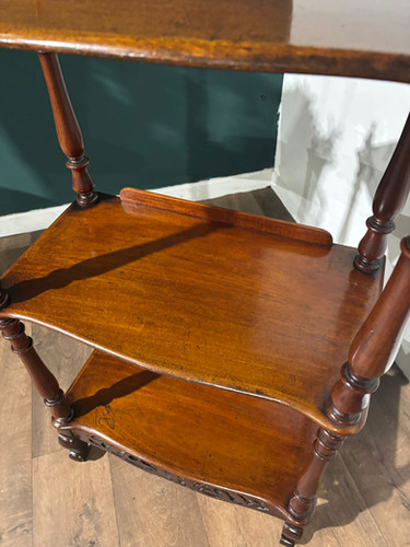 Victorian Mahogany Three Tier Whatnot
