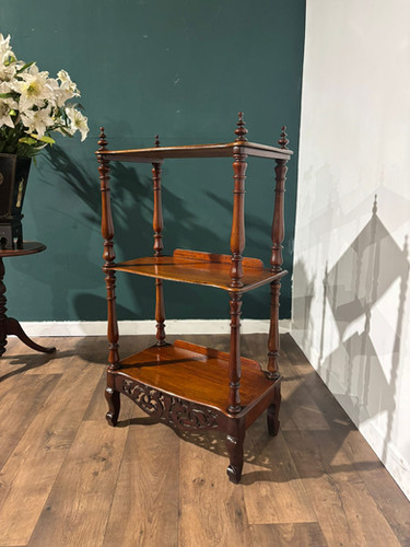 Victorian Mahogany Three Tier Whatnot