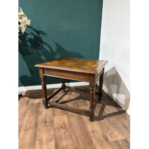 Victorian Oak Library Table