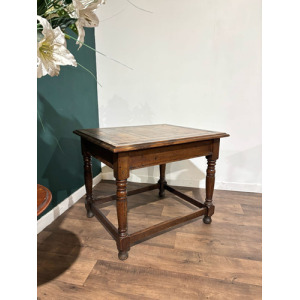 Victorian Oak Library Table