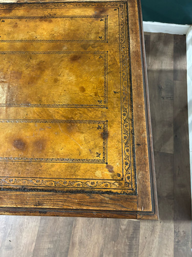 Victorian Oak Library Table