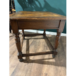 Victorian Oak Library Table