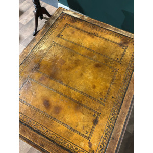 Victorian Oak Library Table