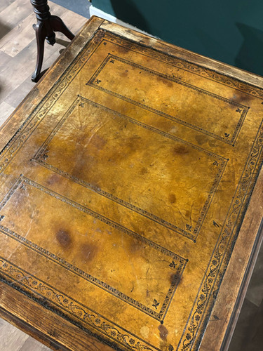 Victorian Oak Library Table