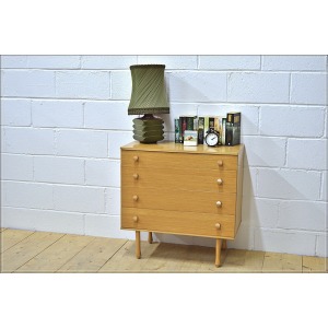 vintage chest of drawers by Avalon light oak mid century danish design DELIVERY