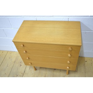 vintage chest of drawers by Avalon light oak mid century danish design DELIVERY