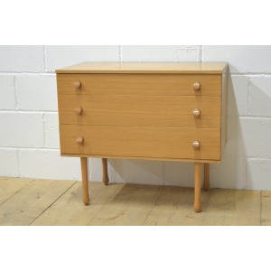 vintage chest of drawers by Avalon light oak mid century danish lowboy DELIVERY
