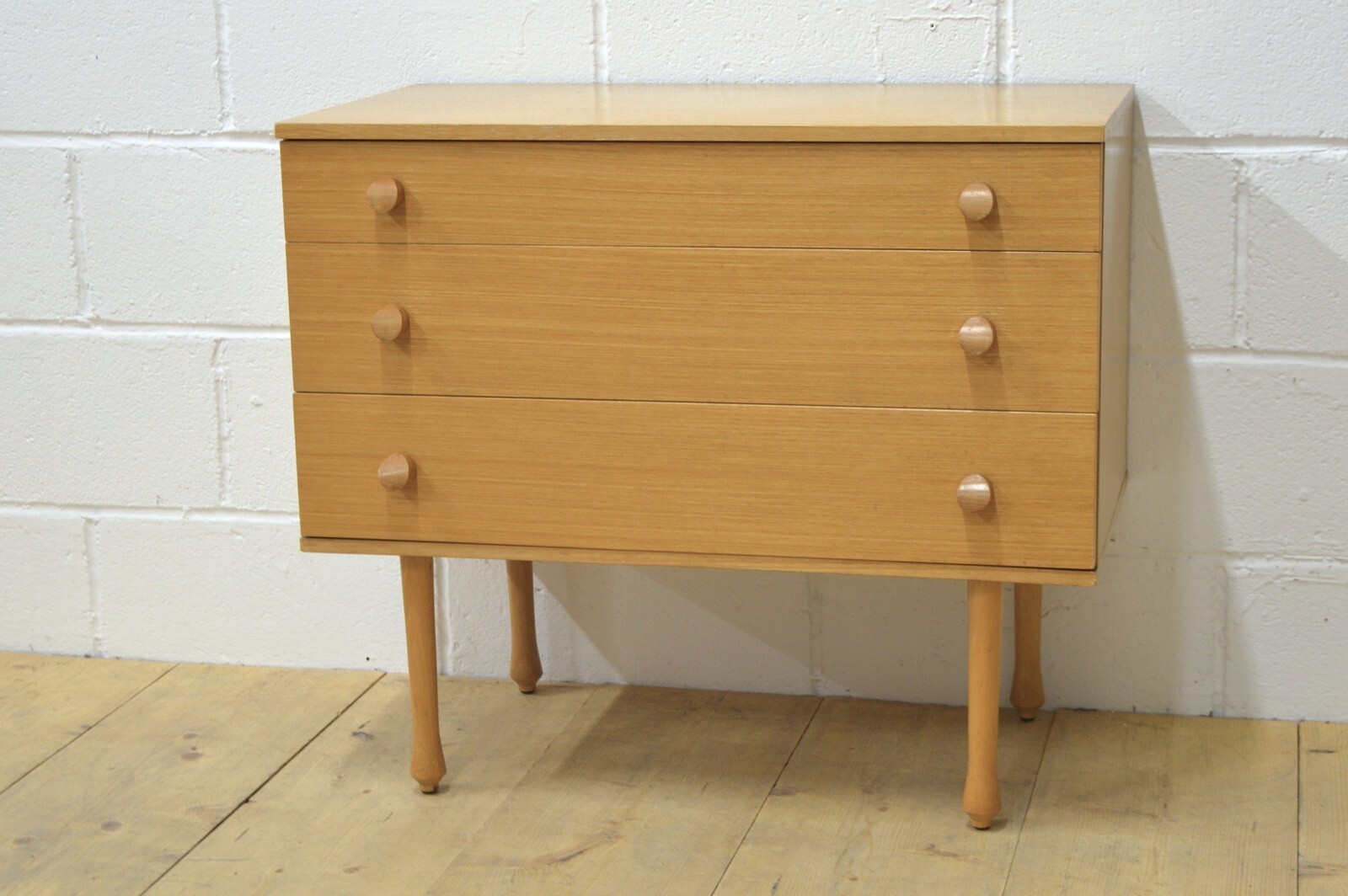 vintage chest of drawers by Avalon light oak mid century danish lowboy DELIVERY