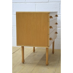 vintage chest of drawers by Avalon light oak mid century danish lowboy DELIVERY