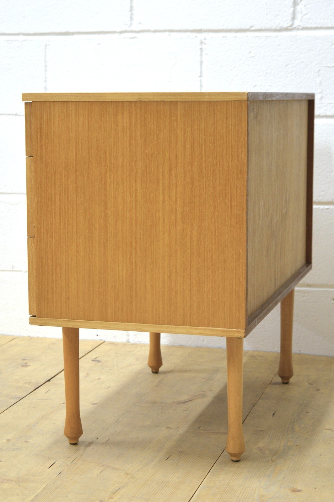 vintage chest of drawers by Avalon light oak mid century danish lowboy DELIVERY