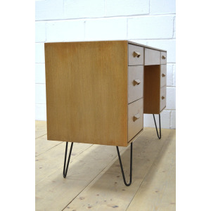 Vintage desk Stag light oak mid century danish design