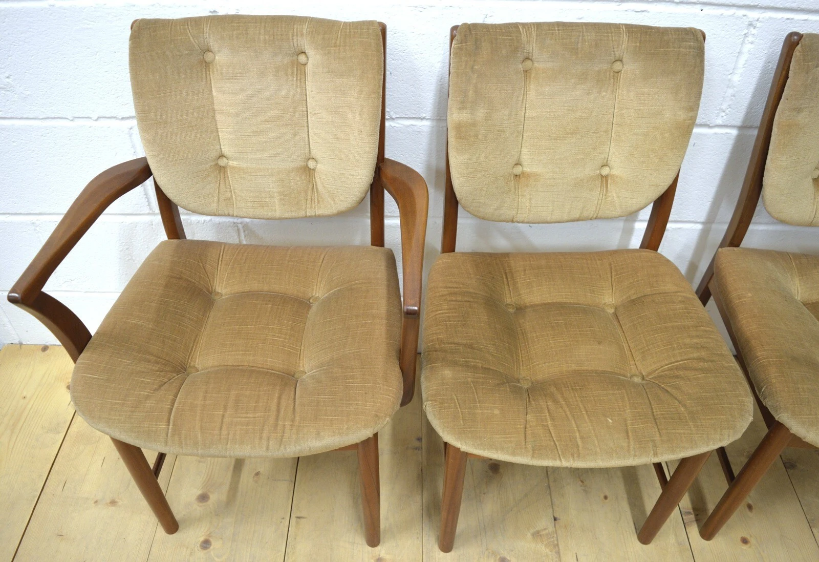 Vintage dining chairs ONLY McIntosh X 4 teak danish design mid century
