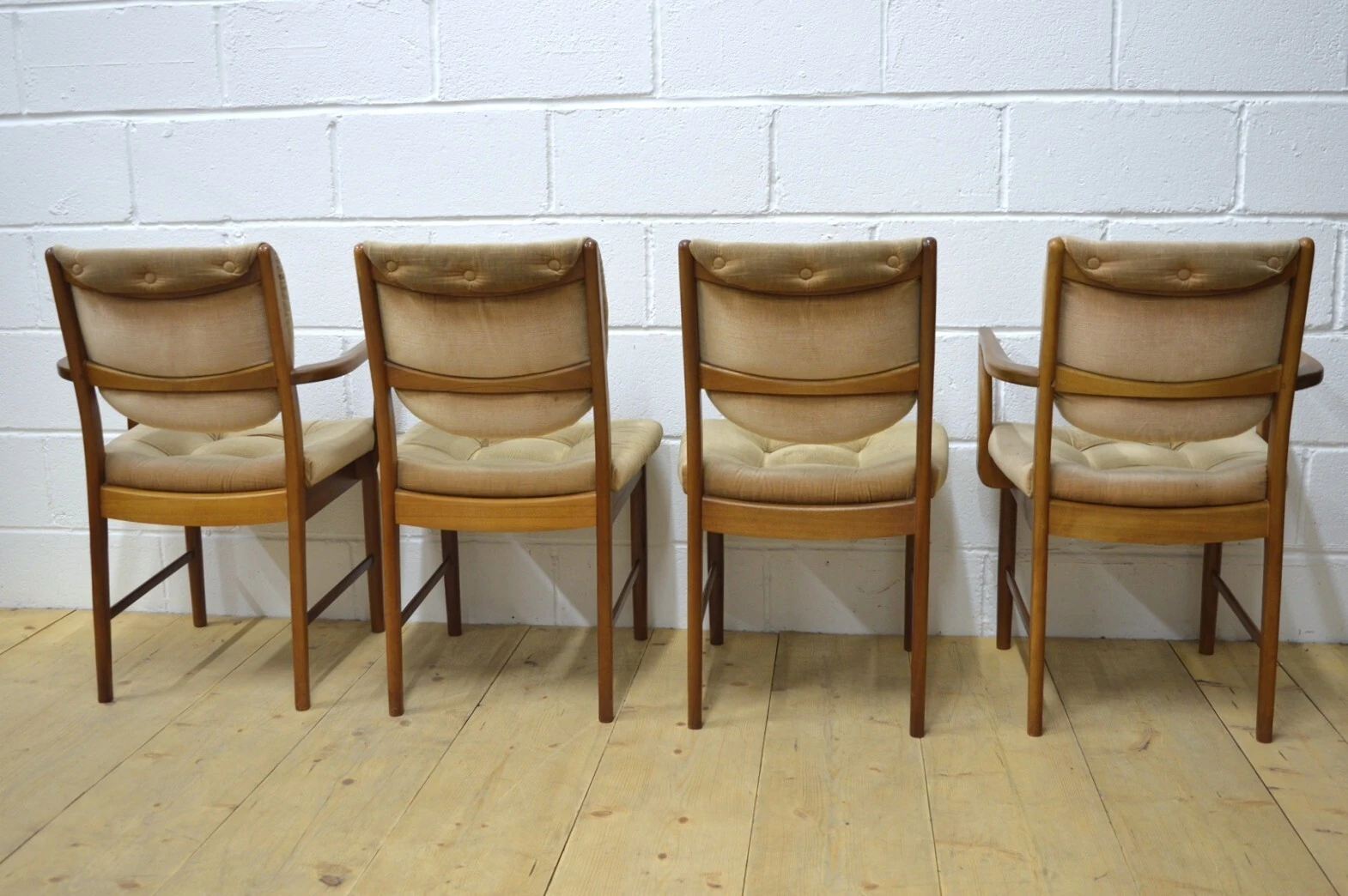 Vintage dining chairs ONLY McIntosh X 4 teak danish design mid century