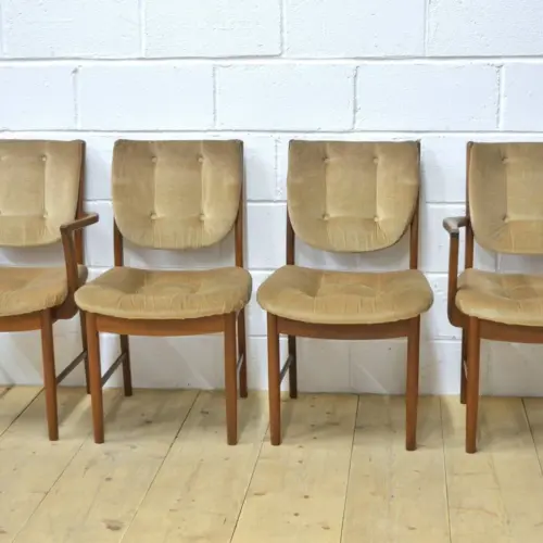 Vintage dining chairs ONLY McIntosh X 4 teak danish design mid century