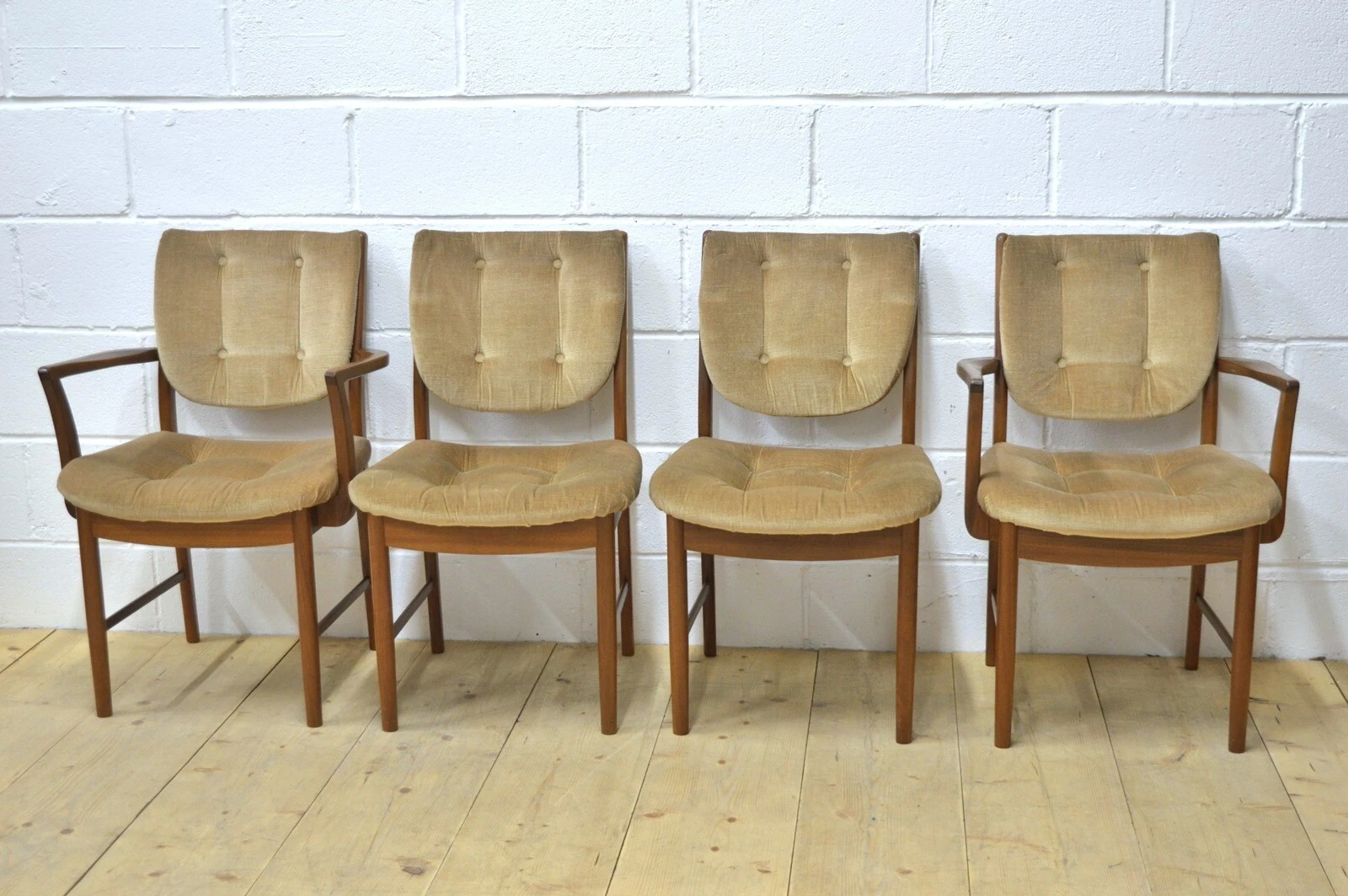 Vintage dining chairs ONLY McIntosh X 4 teak danish design mid century