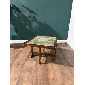 Vintage Folding Fire screen Tapestry Table / Screen