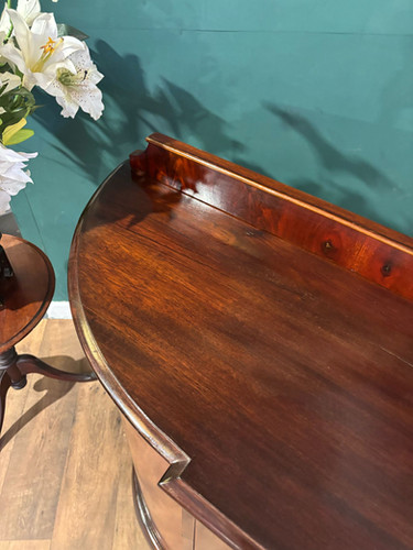 Vintage Mahogany Bureau With Side Cupboards