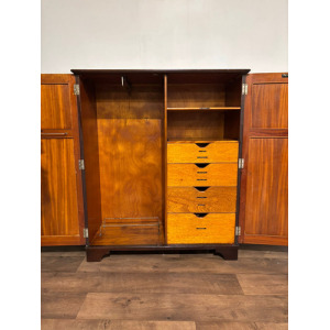 Vintage Mahogany Gents Robe