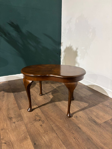 Vintage Mahogany Kidney Shaped Side Table
