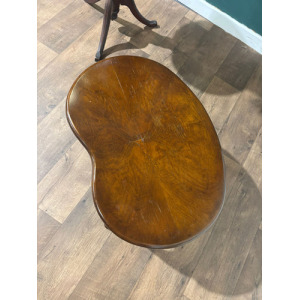 Vintage Mahogany Kidney Shaped Side Table
