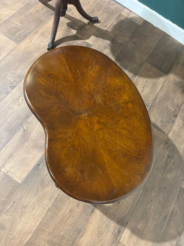 Vintage Mahogany Kidney Shaped Side Table