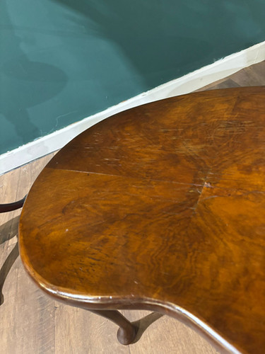 Vintage Mahogany Kidney Shaped Side Table