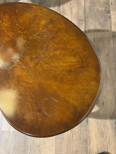 Vintage Mahogany Kidney Shaped Side Table