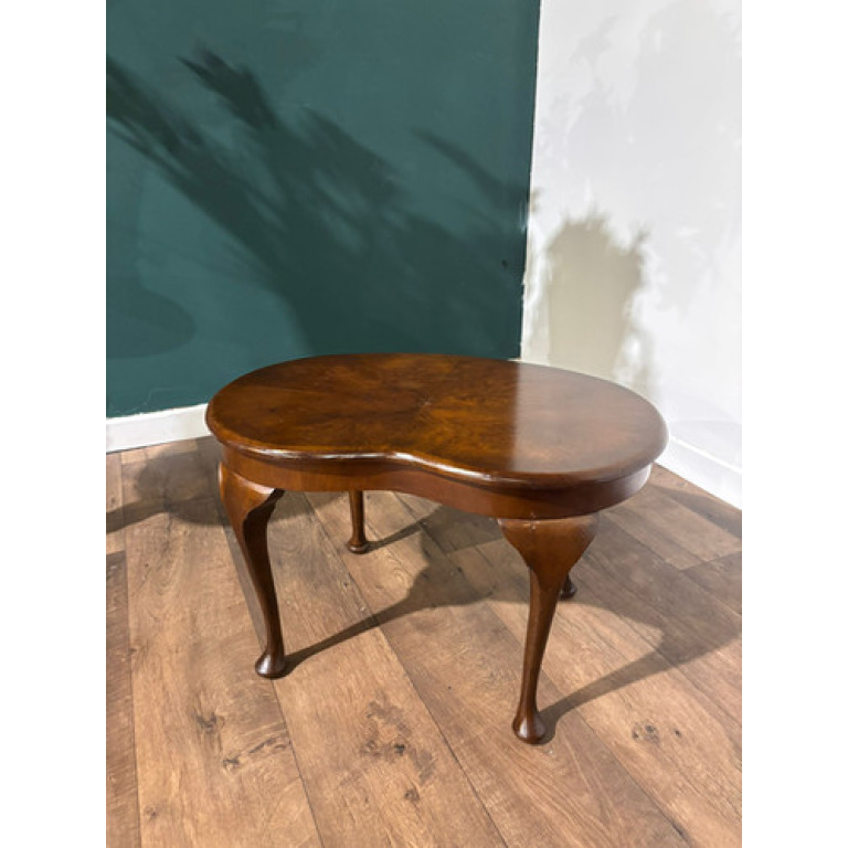 Vintage Mahogany Kidney Shaped Side Table