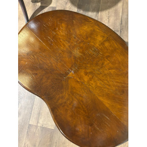 Vintage Mahogany Kidney Shaped Side Table