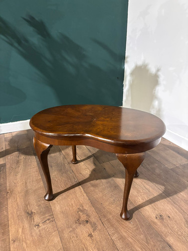 Vintage Mahogany Kidney Shaped Side Table