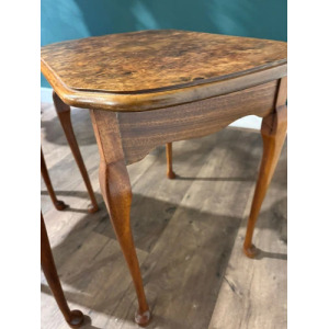 Vintage Nest of Three Walnut Nest of Tables