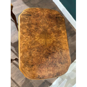 Vintage Nest of Three Walnut Nest of Tables