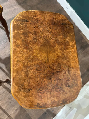 Vintage Nest of Three Walnut Nest of Tables