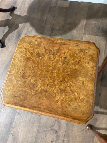 Vintage Nest of Three Walnut Nest of Tables