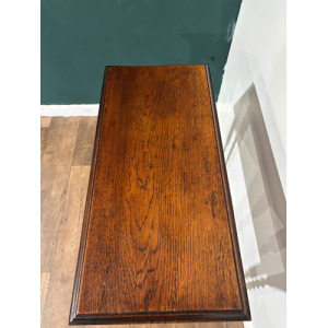 Vintage Oak Barley Twist Window Table