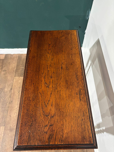 Vintage Oak Barley Twist Window Table