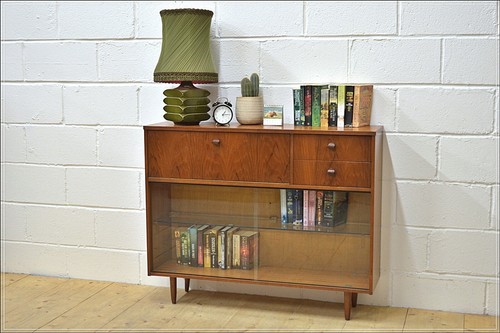vintage sideboard bookcase bureau teak Avalon mid century danish UK DELIVERY