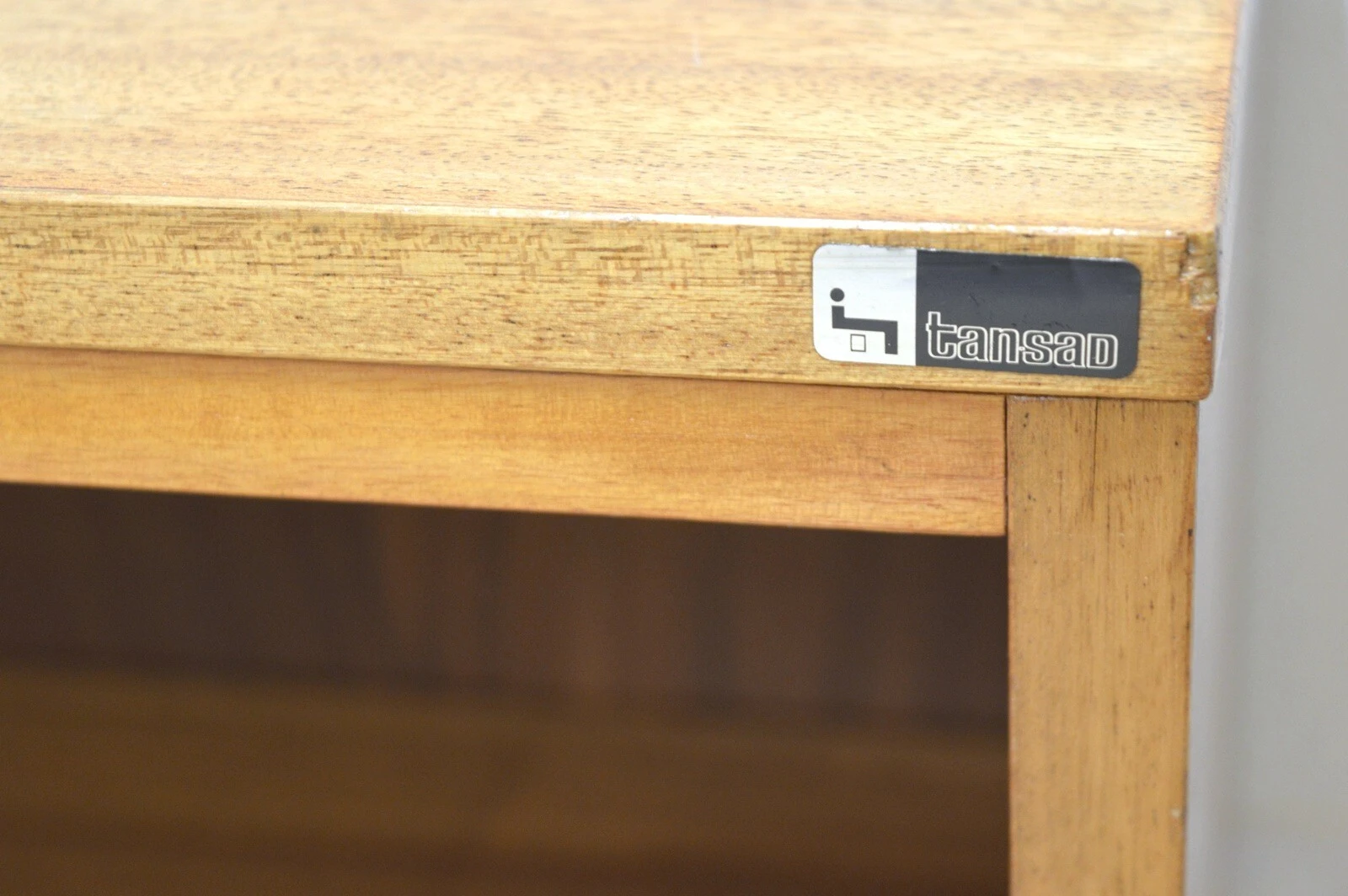 Vintage sideboard bookcase Tansad Furniture teak danish mid century