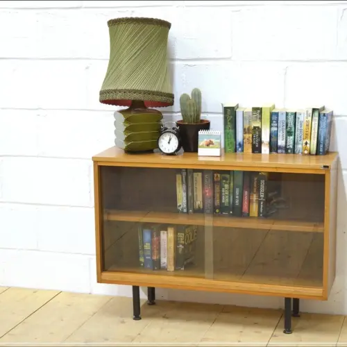 Vintage sideboard bookcase Tansad Furniture teak danish mid century