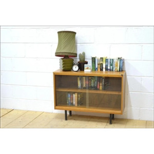 Vintage sideboard bookcase Tansad Furniture teak danish mid century