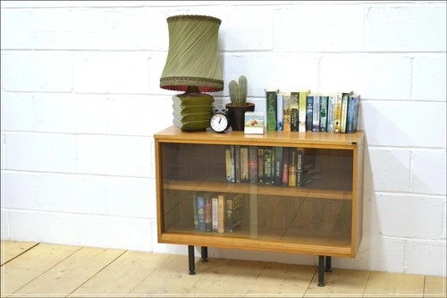 Vintage sideboard bookcase Tansad Furniture teak danish mid century