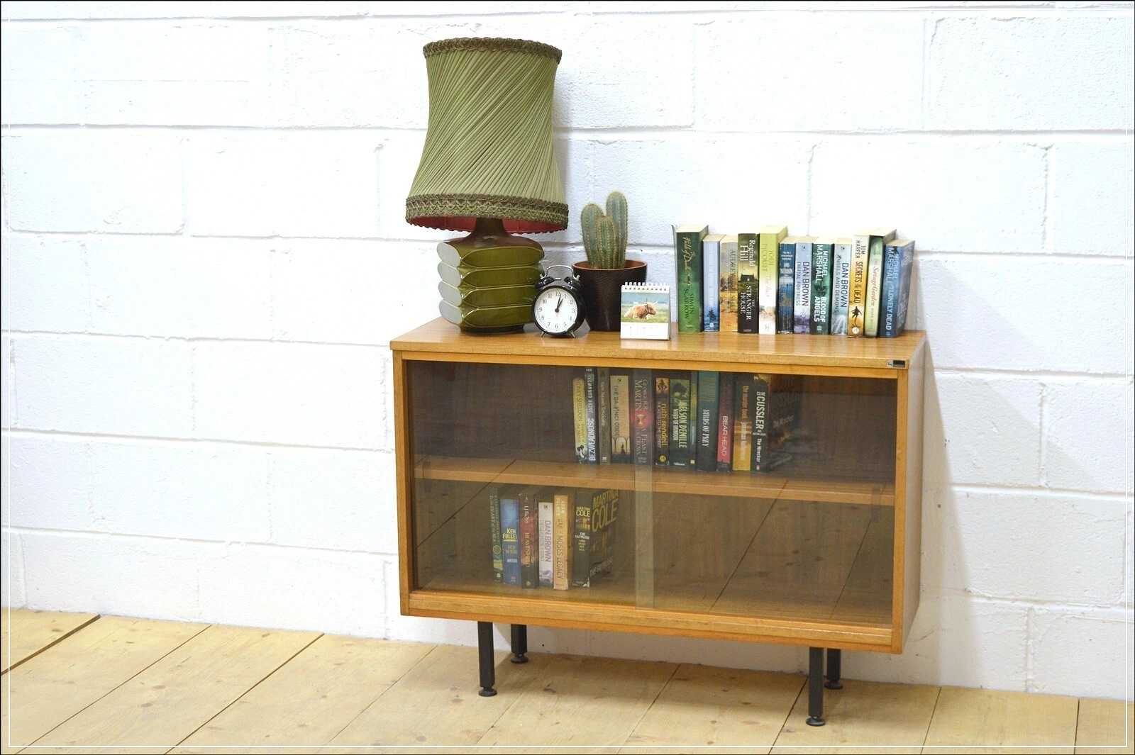 Vintage sideboard bookcase Tansad Furniture teak danish mid century