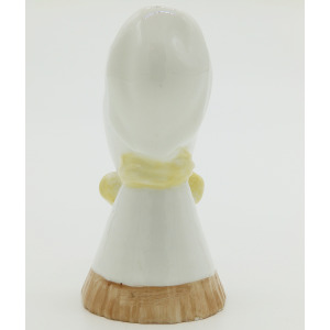 Vintage Royal Worcester Kate Greenway style porcelain hand-painted 'Young Girl' Candle Snuffer 1976